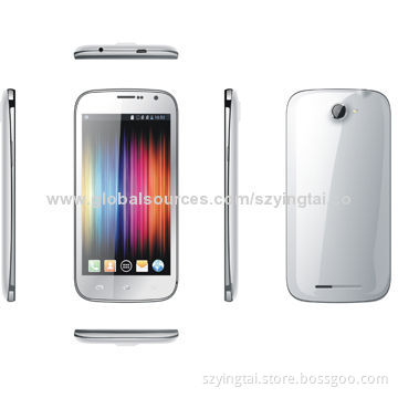 MTK6589 Quad-core Smartphones with 1GB RAM + 4GB ROM Internal Memory, CE/RoHS Mark